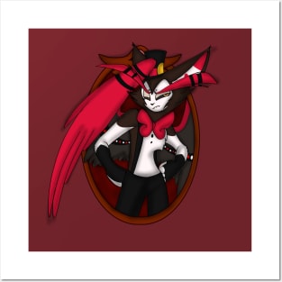 Hazbin Hotel Husk Portrait Posters and Art